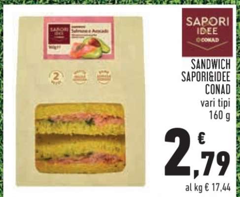 SANDWICH SAPORI&IDEE CONAD