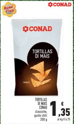 TORTILLAS DI MAIS CONAD