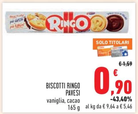 BISCOTTI RINGO PAVESI