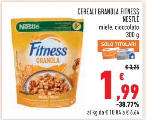 Cereali Granola Fitness Nestlé