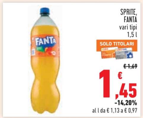SPRITE/FANTA