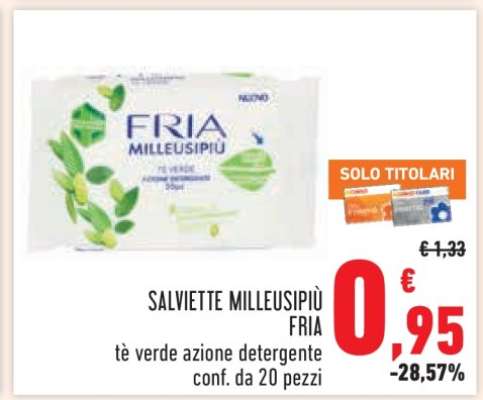 Salviette MilleusiPiù Fria