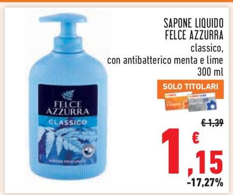 SAPONE LIQUIDO FELCE AZZURRA