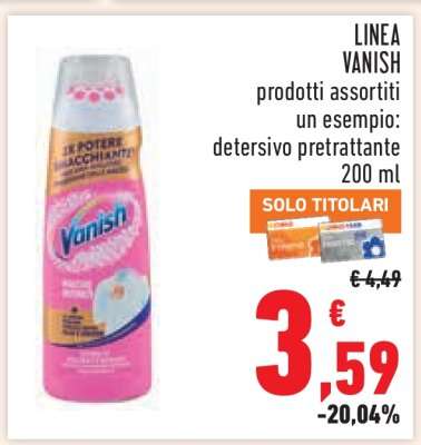 LINEA VANISH