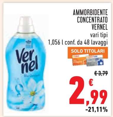 Ammorbidente Concentrato Vernel