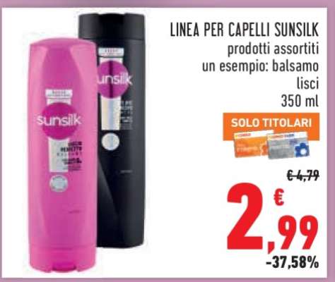 LINEA PER CAPELLI SUNSILK