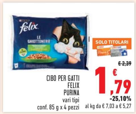 Cibo per Gatti Felix Purina