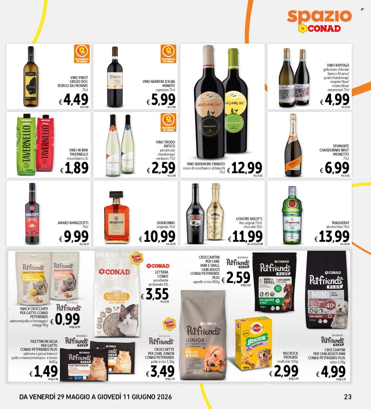 Leták Spazio Conad - 29.5.2026 - 11.6.2026. Strana 23