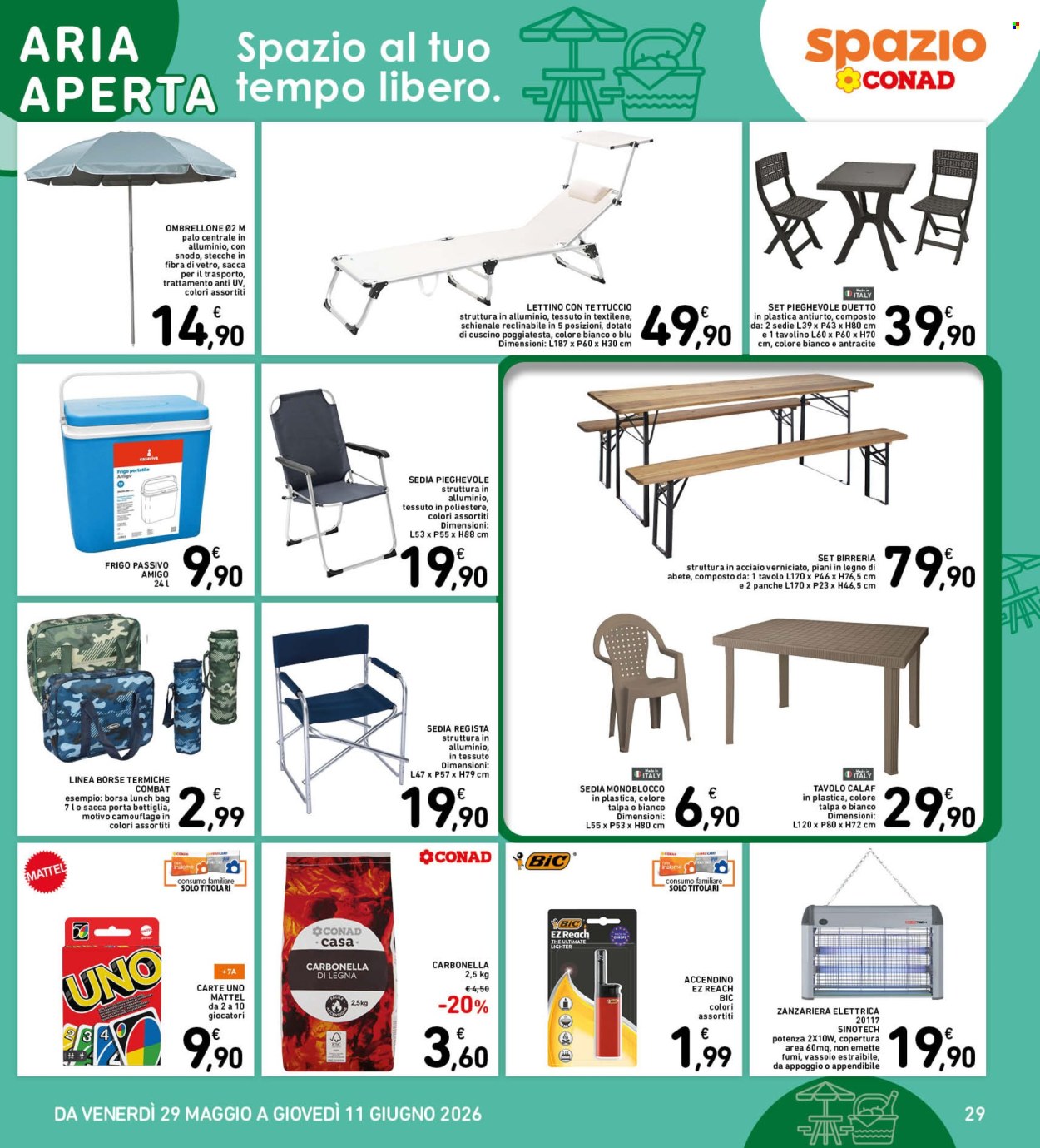 Leták Spazio Conad - 29.5.2026 - 11.6.2026. Strana 29