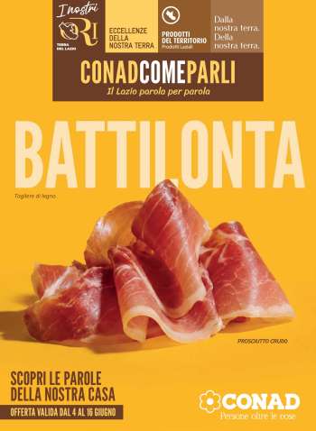 Volantino Conad - 4/6/2026 - 16/6/2026.