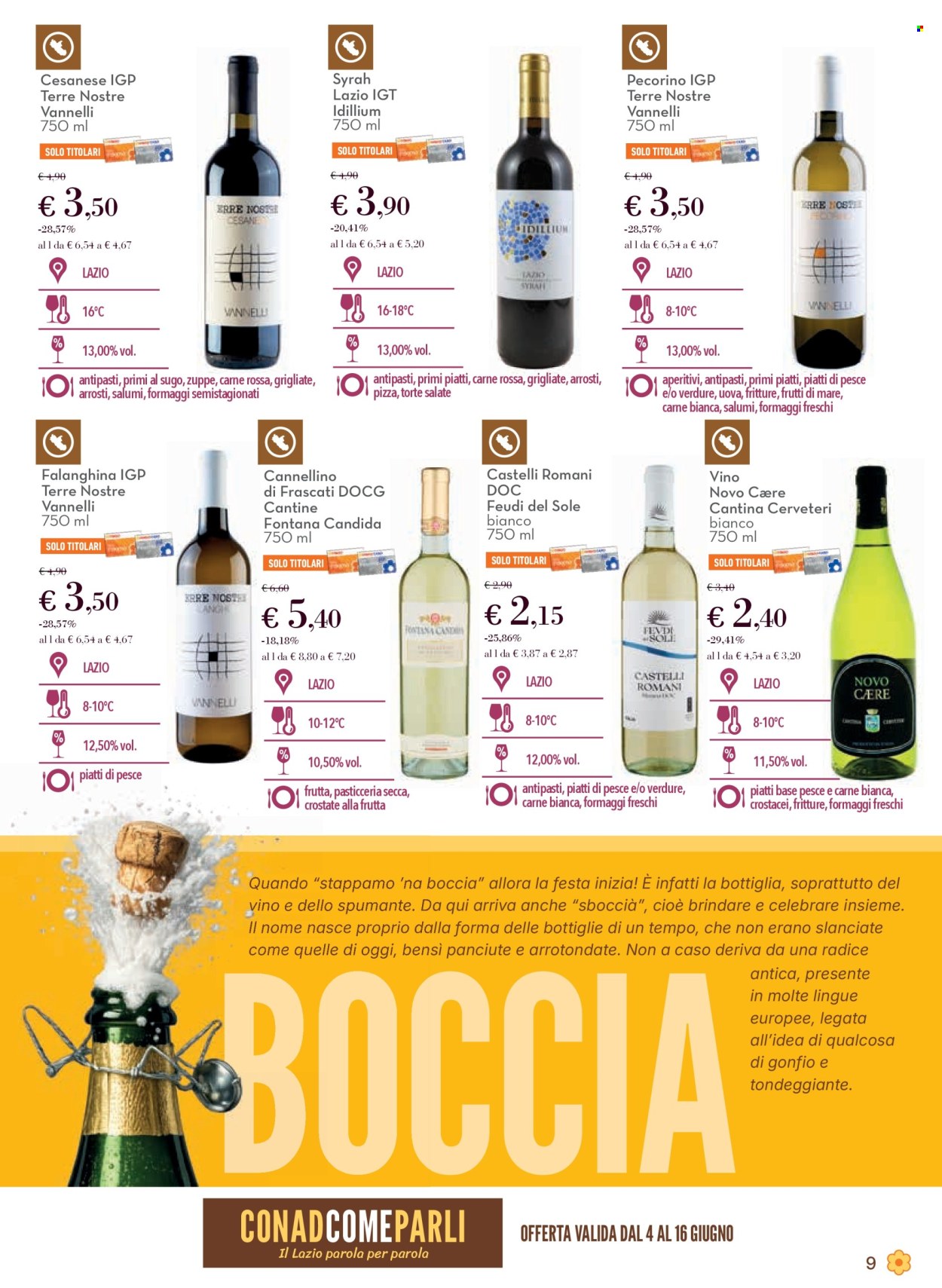 Volantino Conad - 4/6/2026 - 16/6/2026. Pagina 9