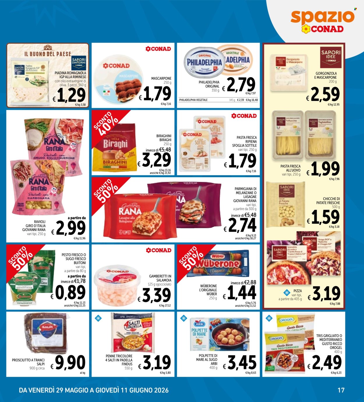 Leták Conad - 29.5.2026 - 11.6.2026. Strana 17