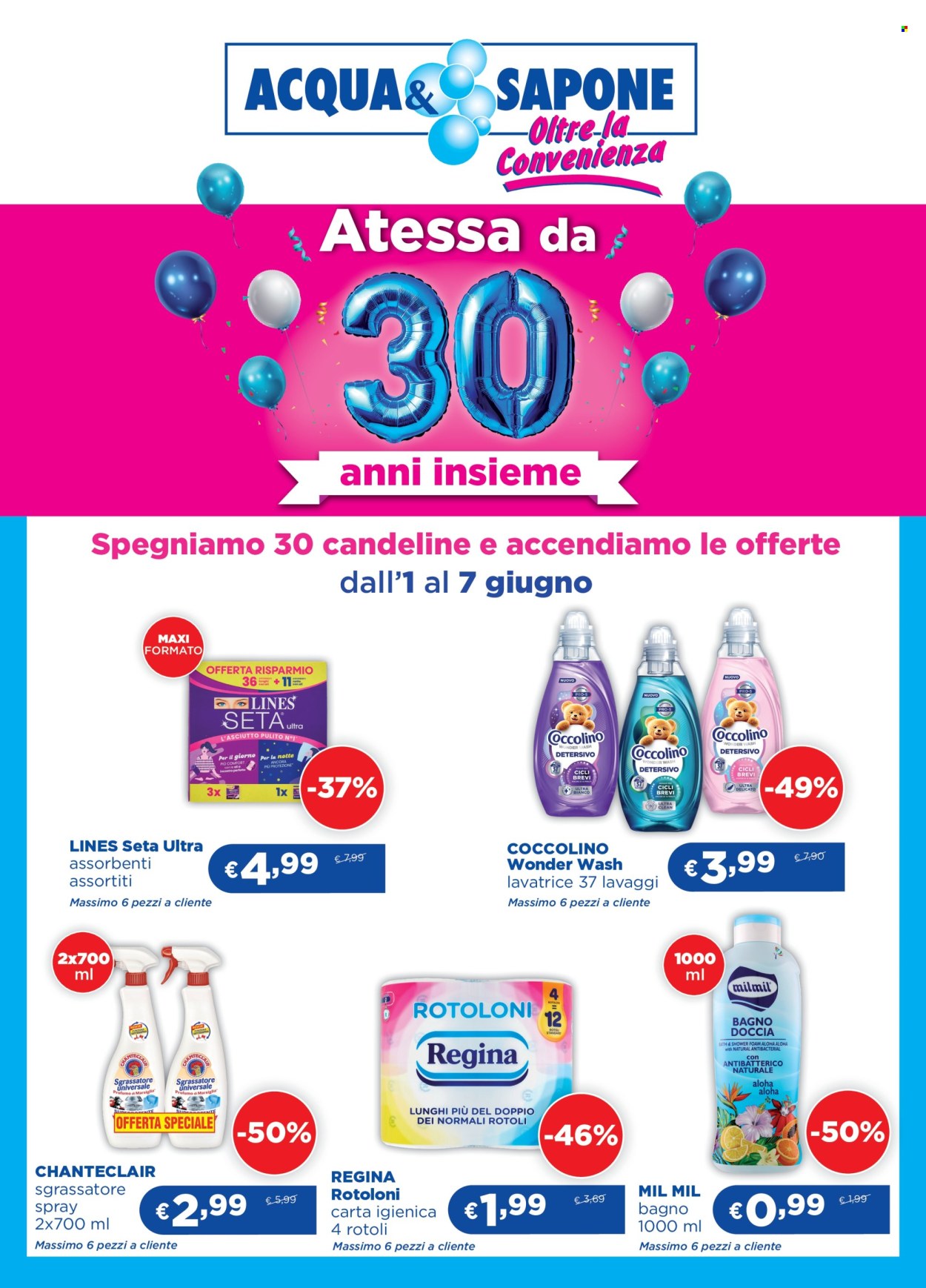 Volantino Acqua & Sapone - 1/6/2026 - 7/6/2026. Pagina 1