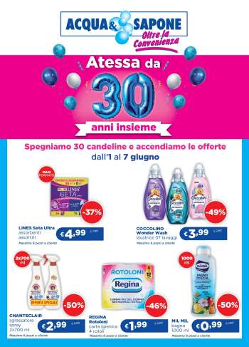 Volantino Acqua & Sapone - 1/6/2026 - 7/6/2026.
