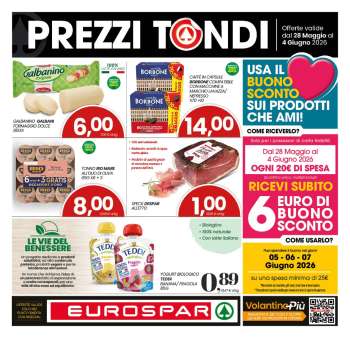 Volantino Eurospar - 28/5/2026 - 4/6/2026.