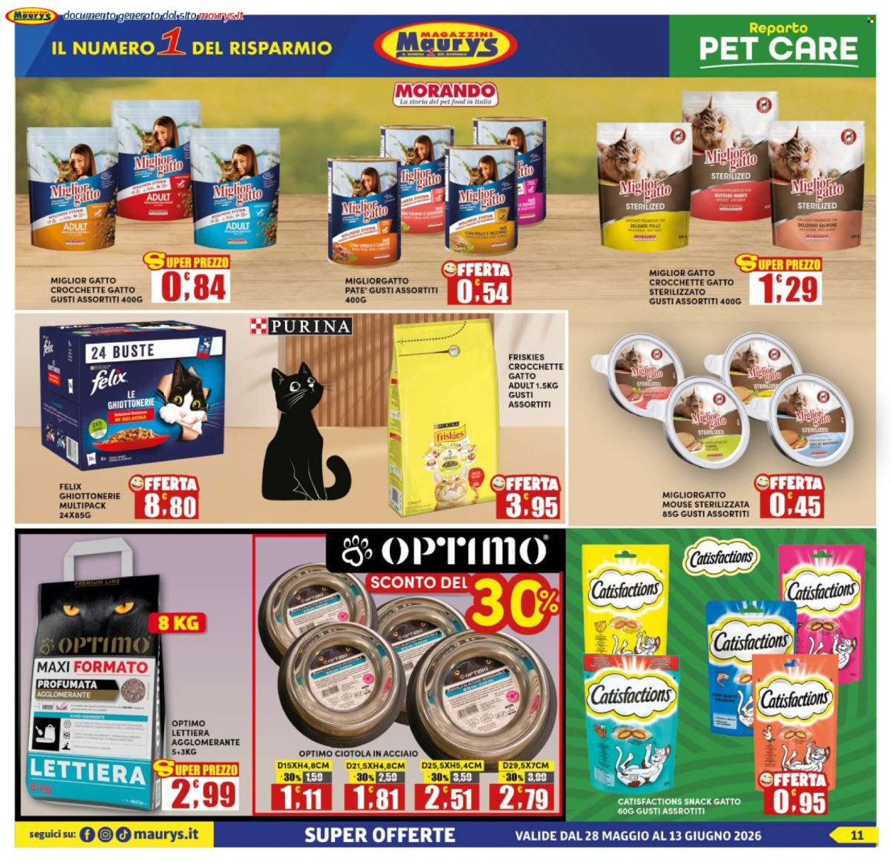 Volantino Maury's - 28/5/2026 - 13/6/2026. Pagina 11