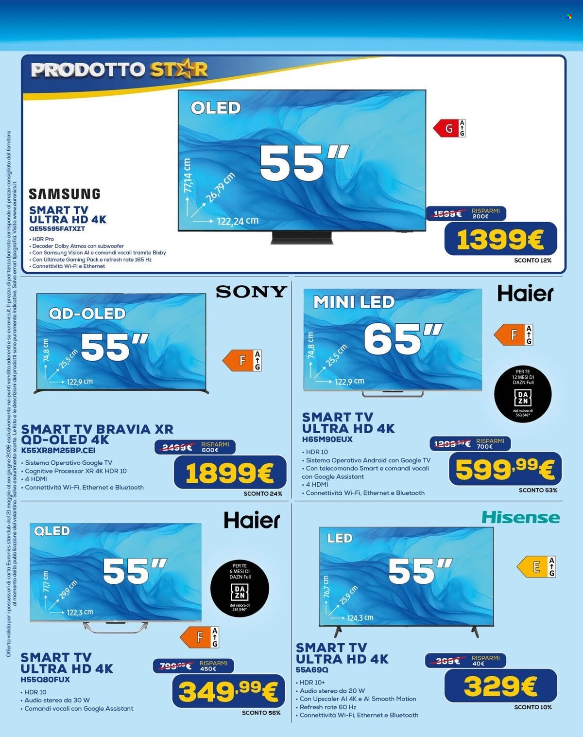 Volantino Euronics - 21/5/2026 - 4/6/2026. Pagina 2