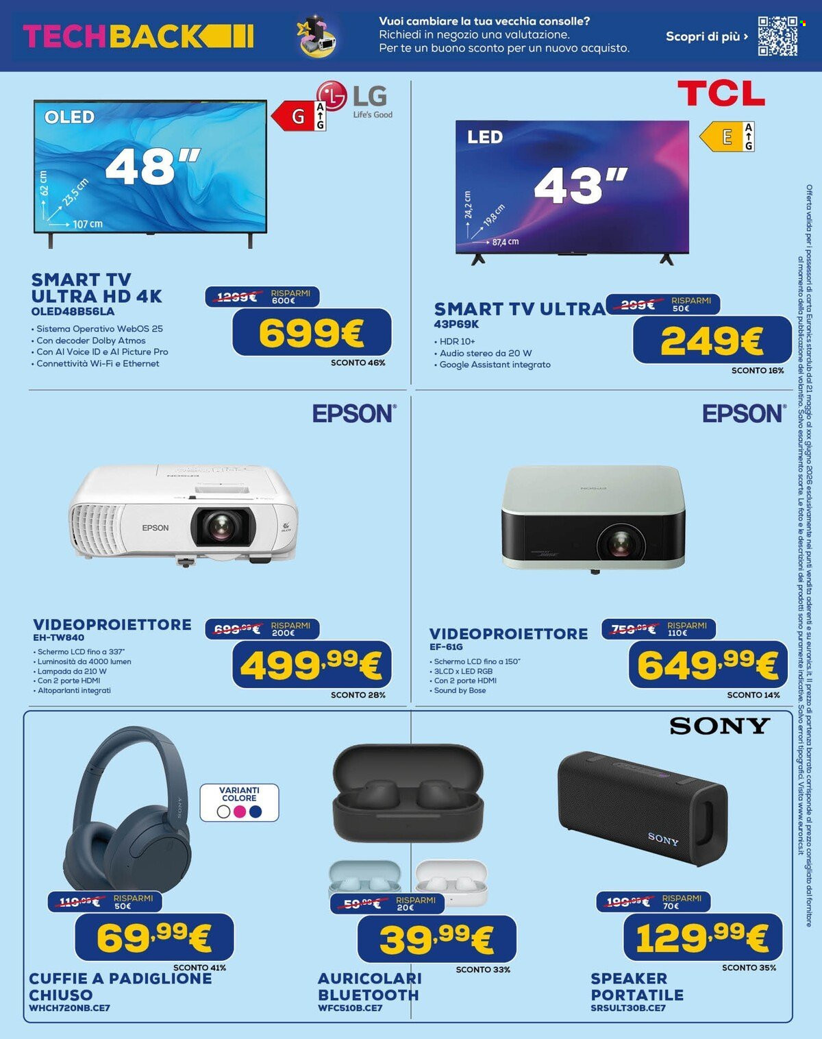 Volantino Euronics - 21/5/2026 - 4/6/2026. Pagina 3