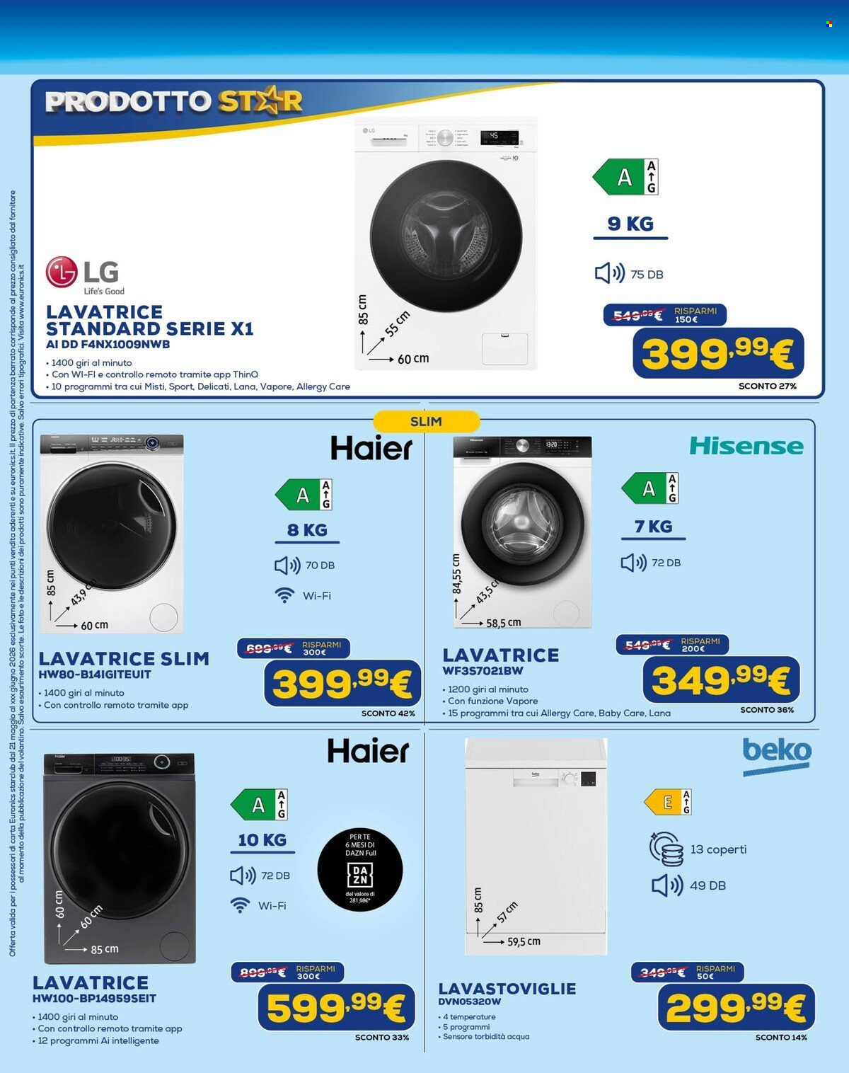 Volantino Euronics - 21/5/2026 - 4/6/2026. Pagina 22