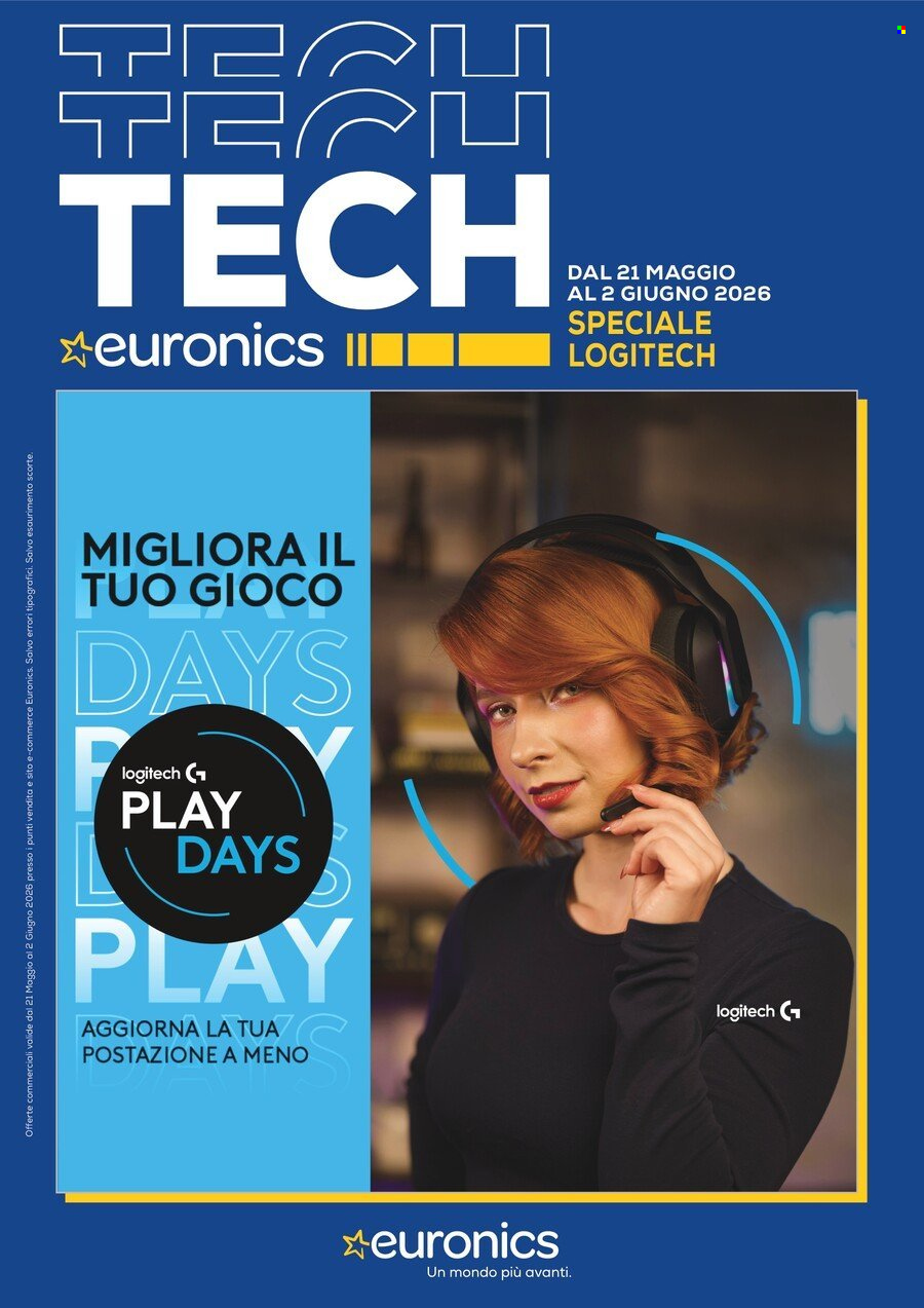 Volantino Euronics - 22/5/2026 - 2/6/2026. Pagina 1