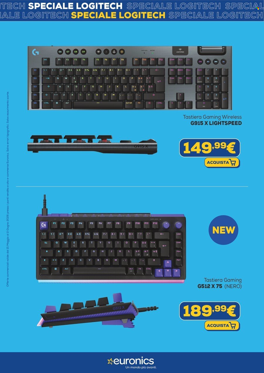 Volantino Euronics - 22/5/2026 - 2/6/2026. Pagina 4