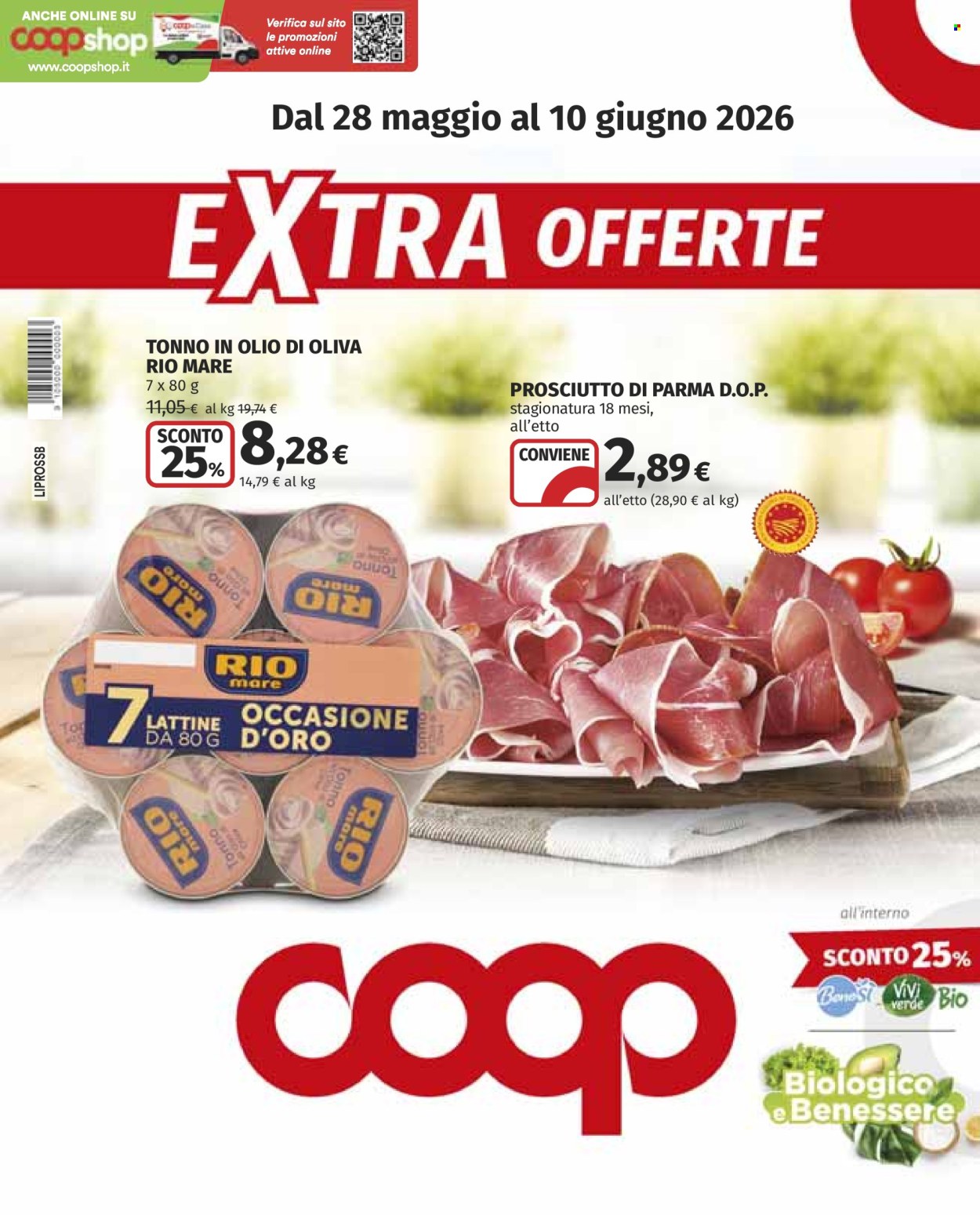 Volantino Coop - 28/5/2026 - 10/6/2026. Pagina 1