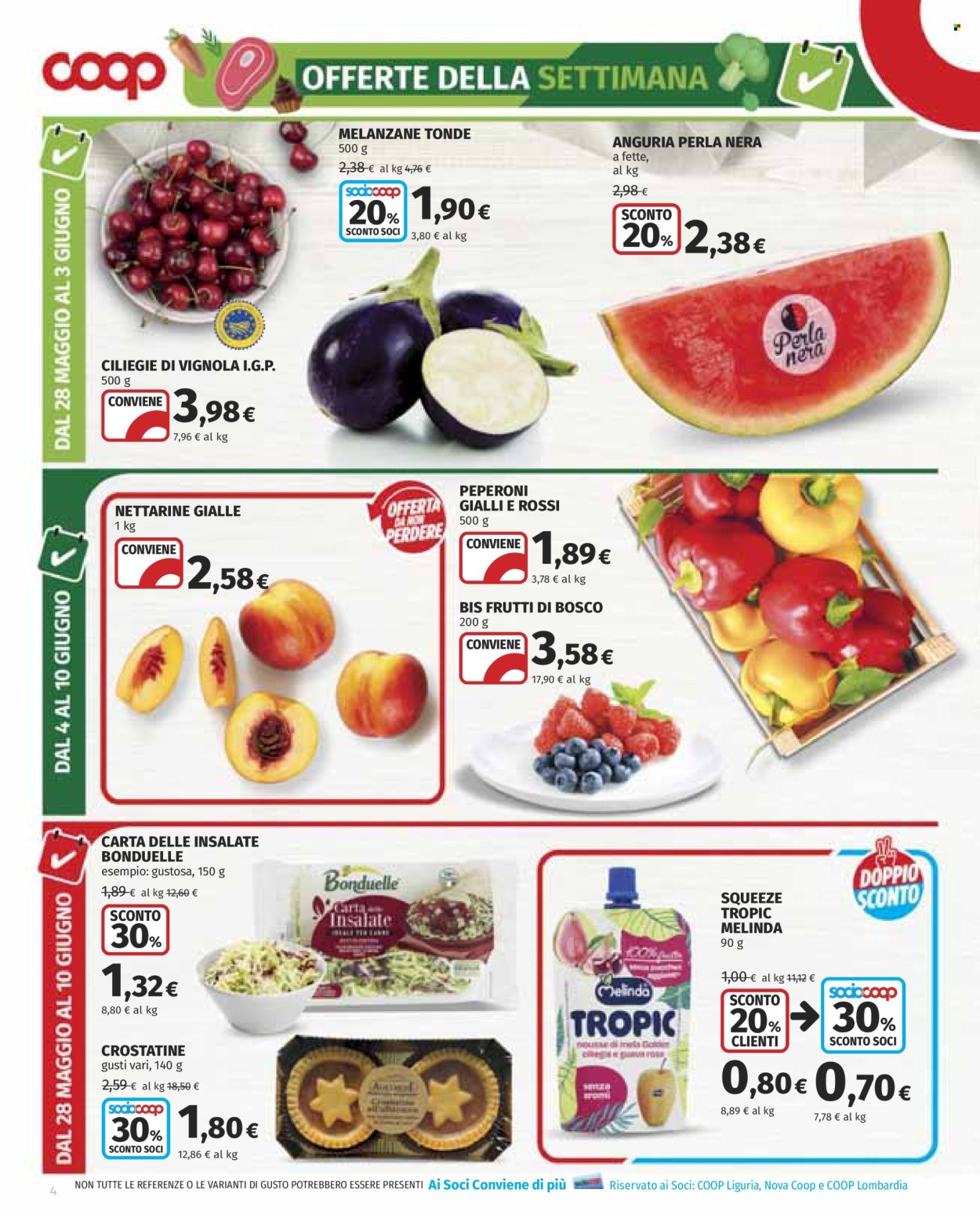 Volantino Coop - 28/5/2026 - 10/6/2026. Pagina 4