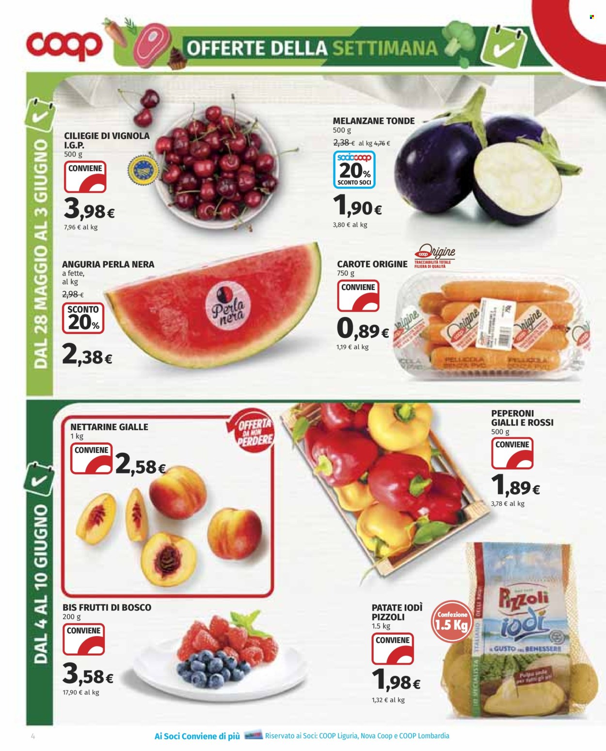 Volantino Coop - 28/5/2026 - 10/6/2026. Pagina 4