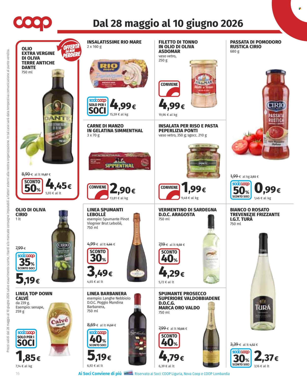Volantino Coop - 28/5/2026 - 10/6/2026. Pagina 16