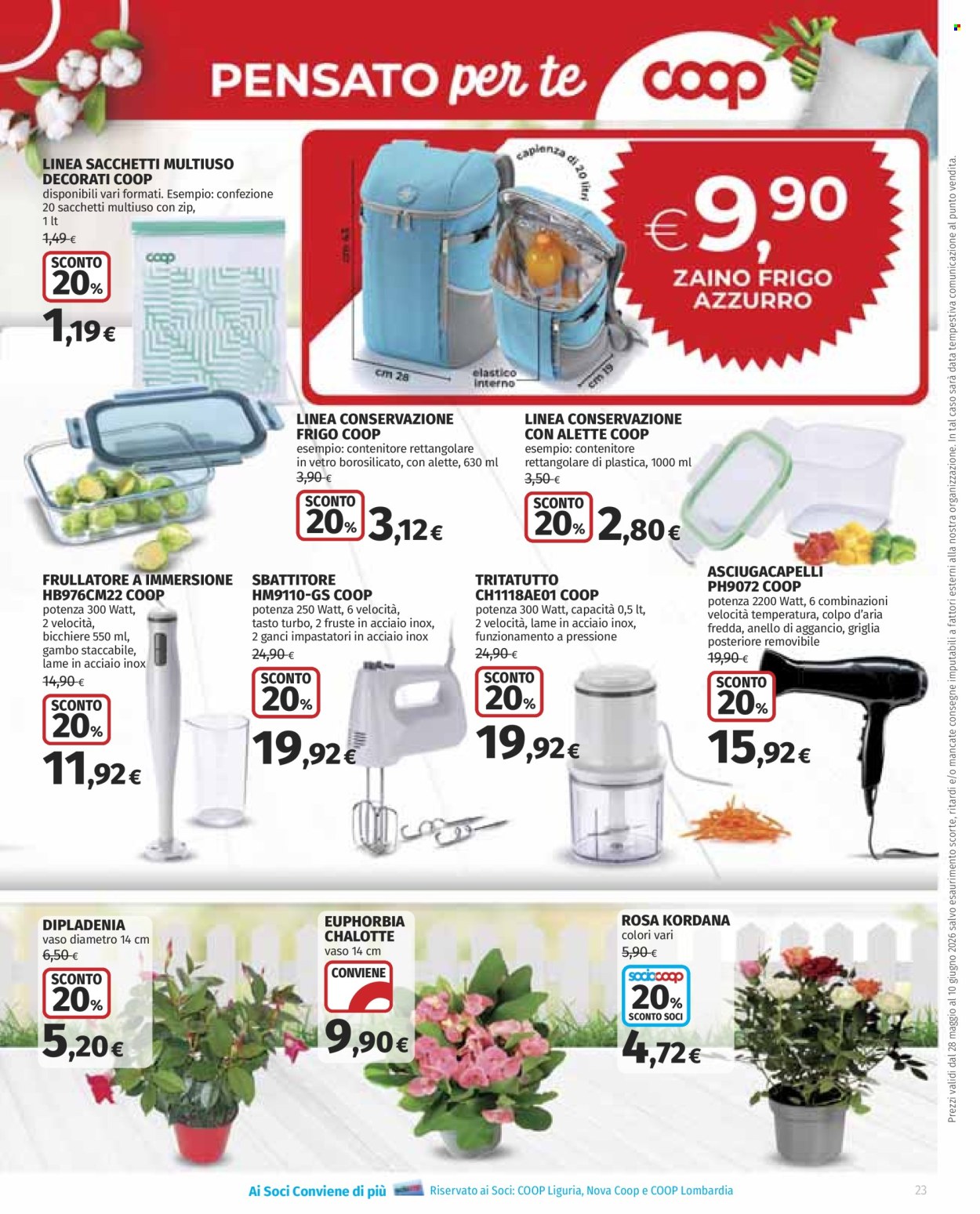 Volantino Coop - 28/5/2026 - 10/6/2026. Pagina 23