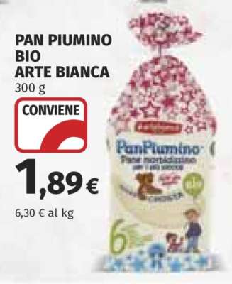 PAN PIUMINO BIO ARTE BIANCA