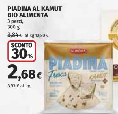 Piadina al Kamut Bio Alimenta