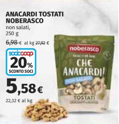 ANACARDI TOSTATI NOBERASCO