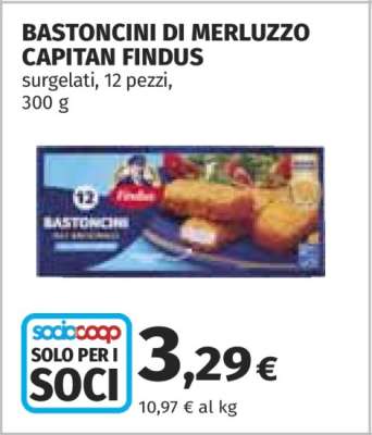Bastoncini di Merluzzo Capitan Findus