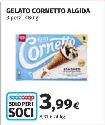 GELATO CORNETTO ALGIDA