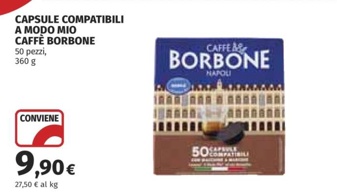 Capsule Compatibili A Modo Mio Caffè Borbone