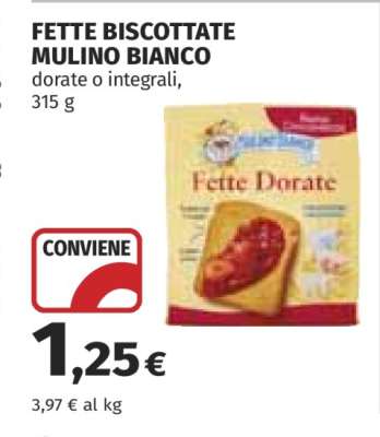 Fette Biscottate Mulino Bianco