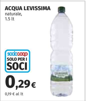 ACQUA LEVISSIMA