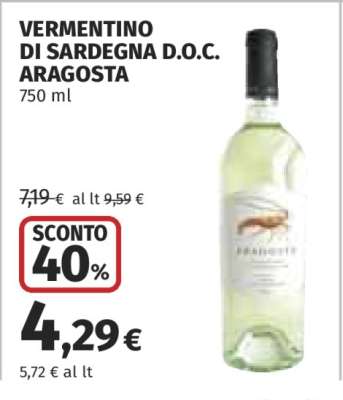 VERMENTINO DI SARDEGNA D.O.C. ARAGOSTA