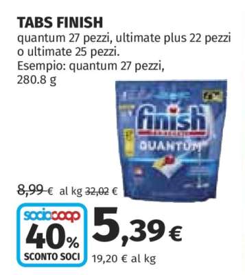 Tabs Finish