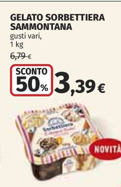 GELATO SORBETTIERA SAMMONTANA
