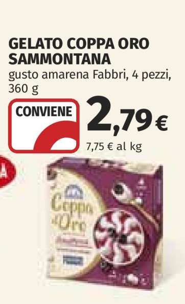 GELATO COPPA ORO SAMMONTANA