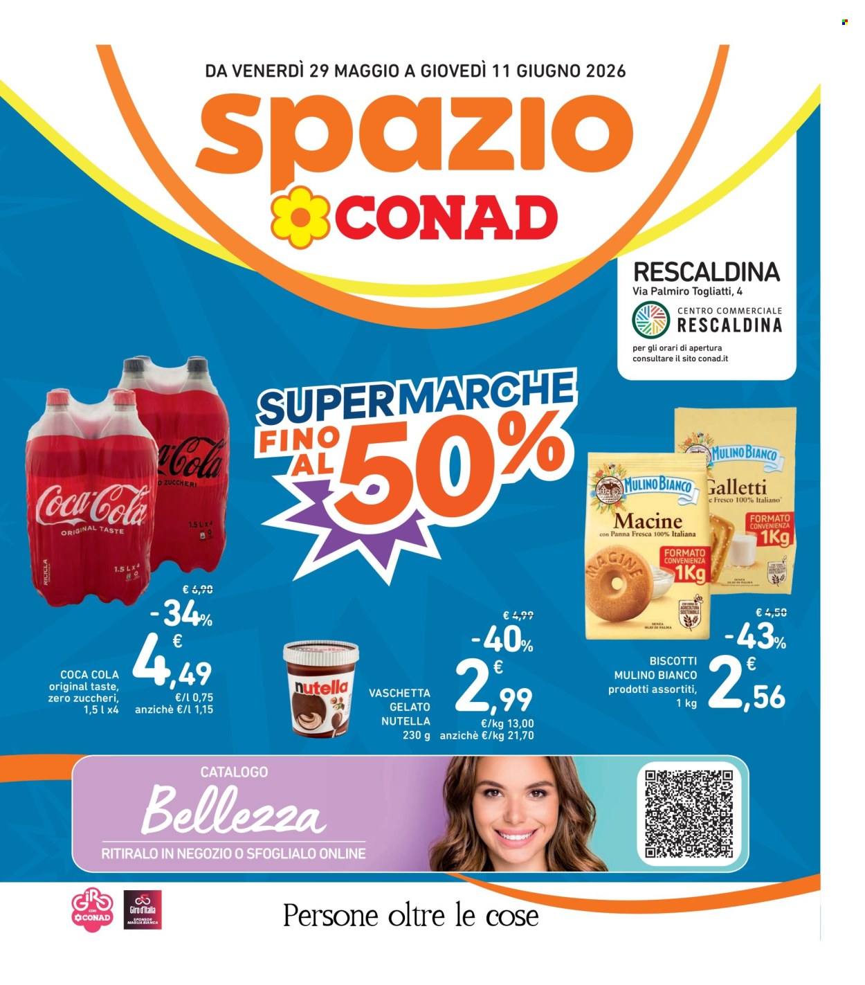 Leták Spazio Conad - 29.5.2026 - 11.6.2026. Strana 1