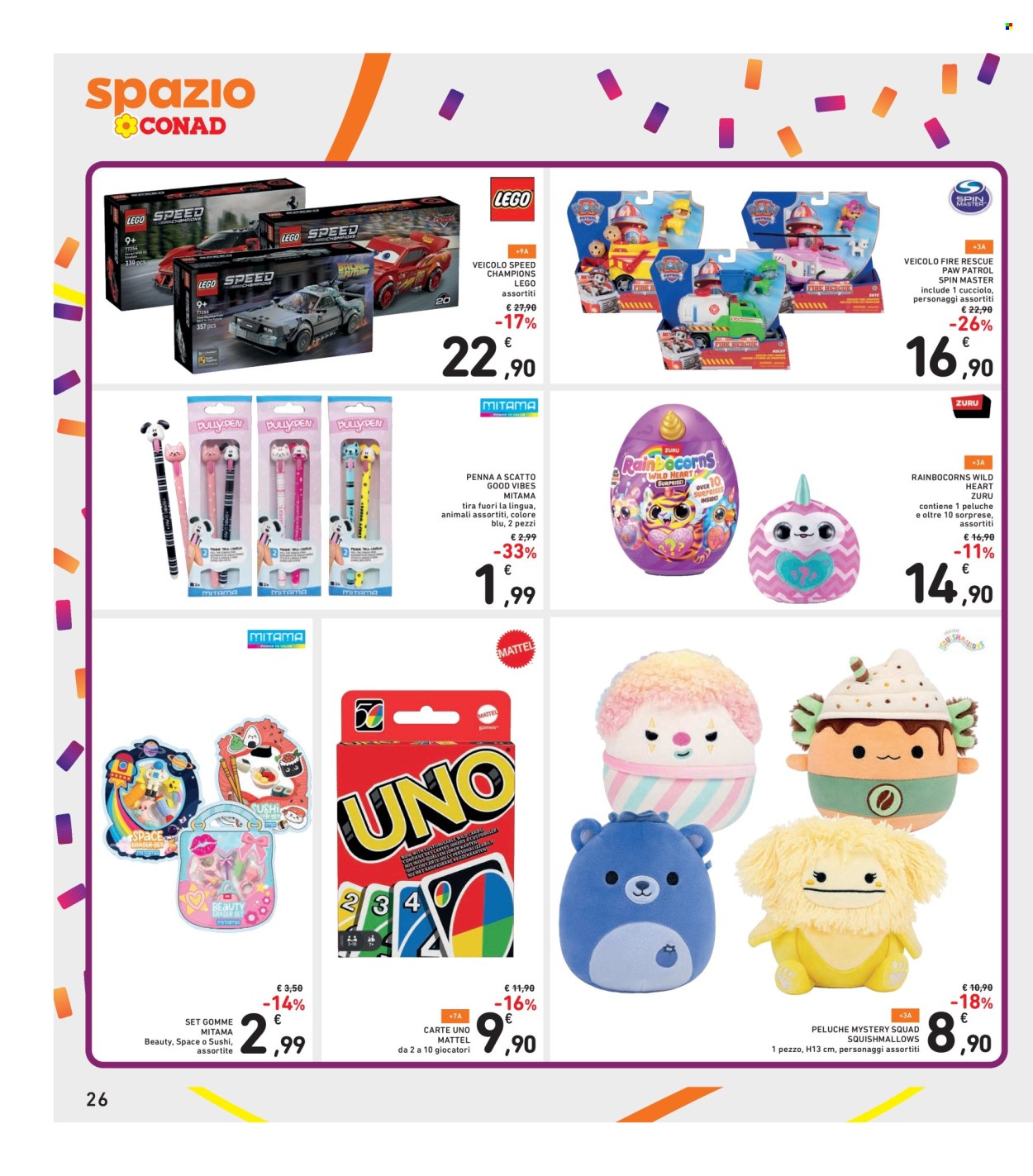Leták Spazio Conad - 29.5.2026 - 11.6.2026. Strana 26