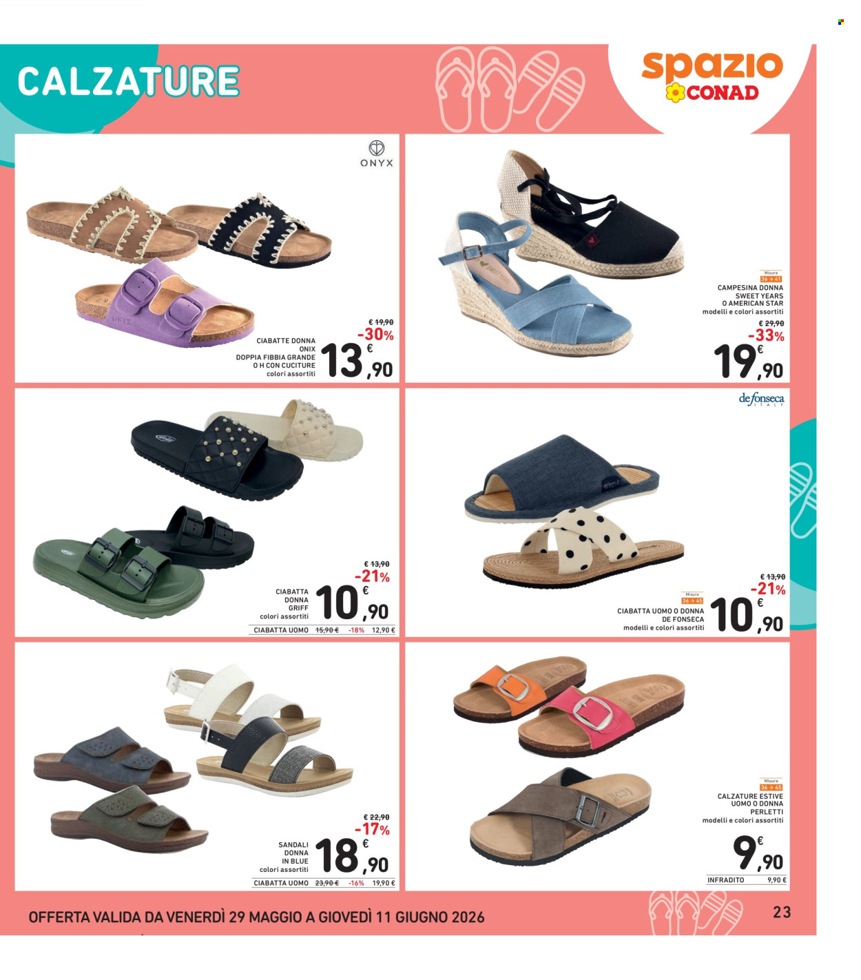 Leták Spazio Conad - 29.5.2026 - 11.6.2026. Strana 23