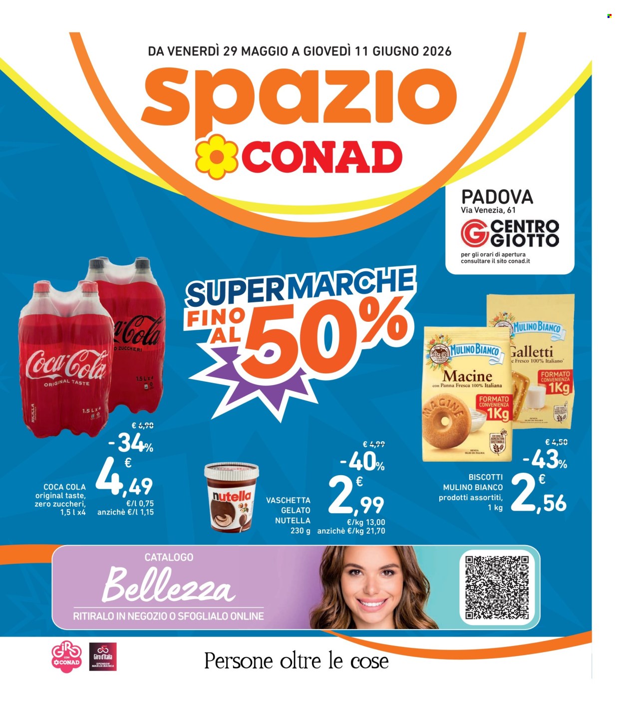 Leták Spazio Conad - 29.5.2026 - 11.6.2026. Strana 1
