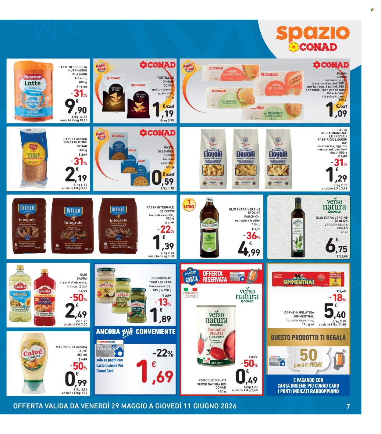 Leták Spazio Conad - 29.5.2026 - 11.6.2026. Strana 7