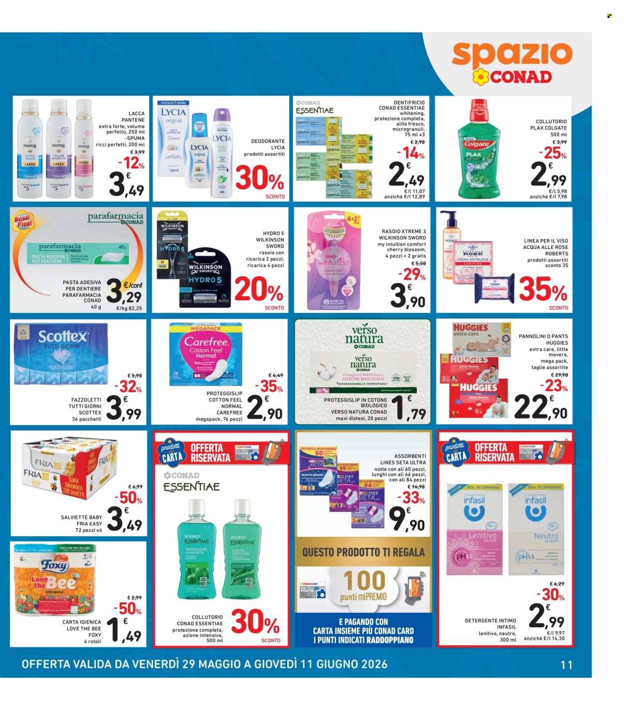 Leták Spazio Conad - 29.5.2026 - 11.6.2026. Strana 11