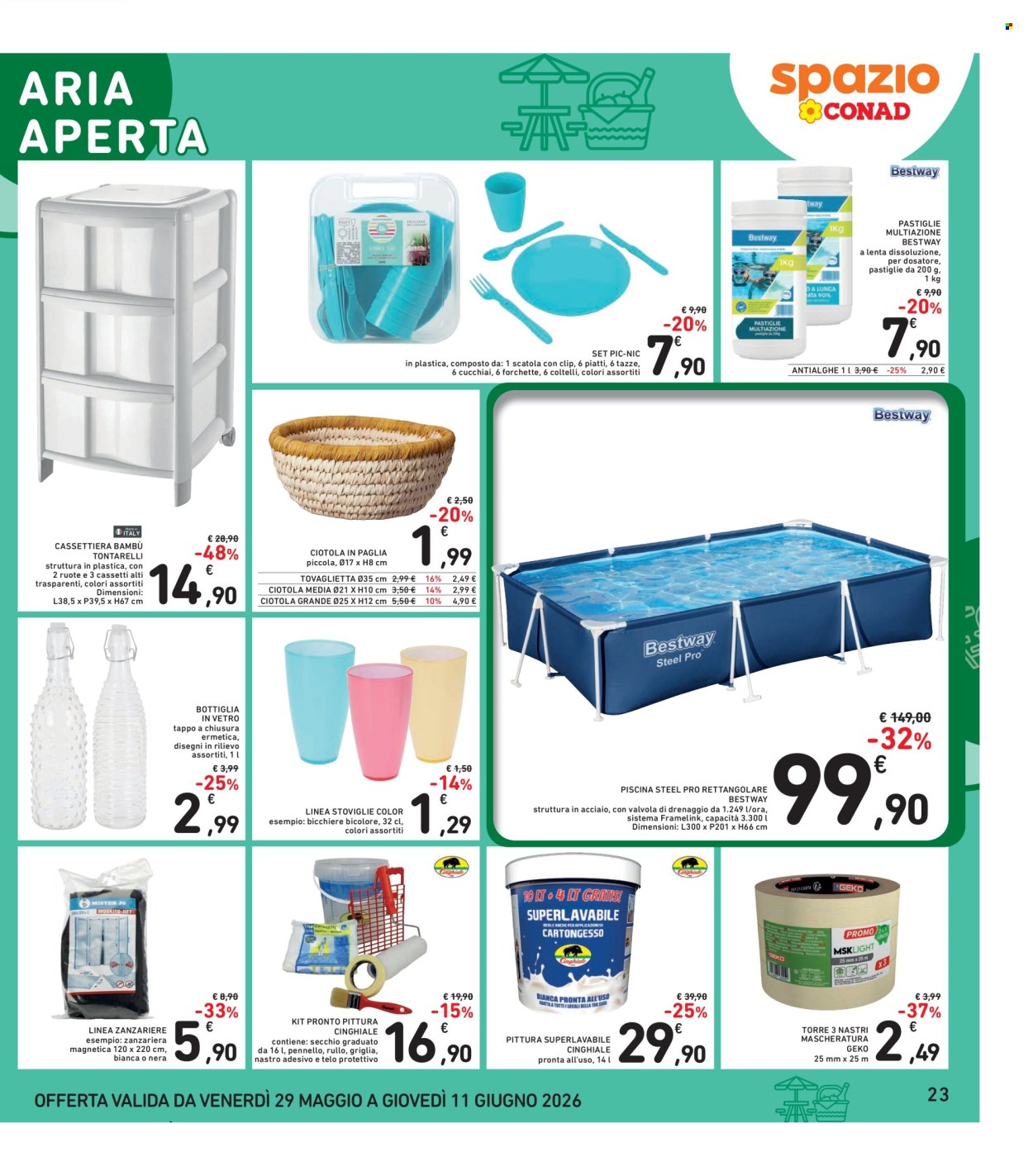 Leták Spazio Conad - 29.5.2026 - 11.6.2026. Strana 23