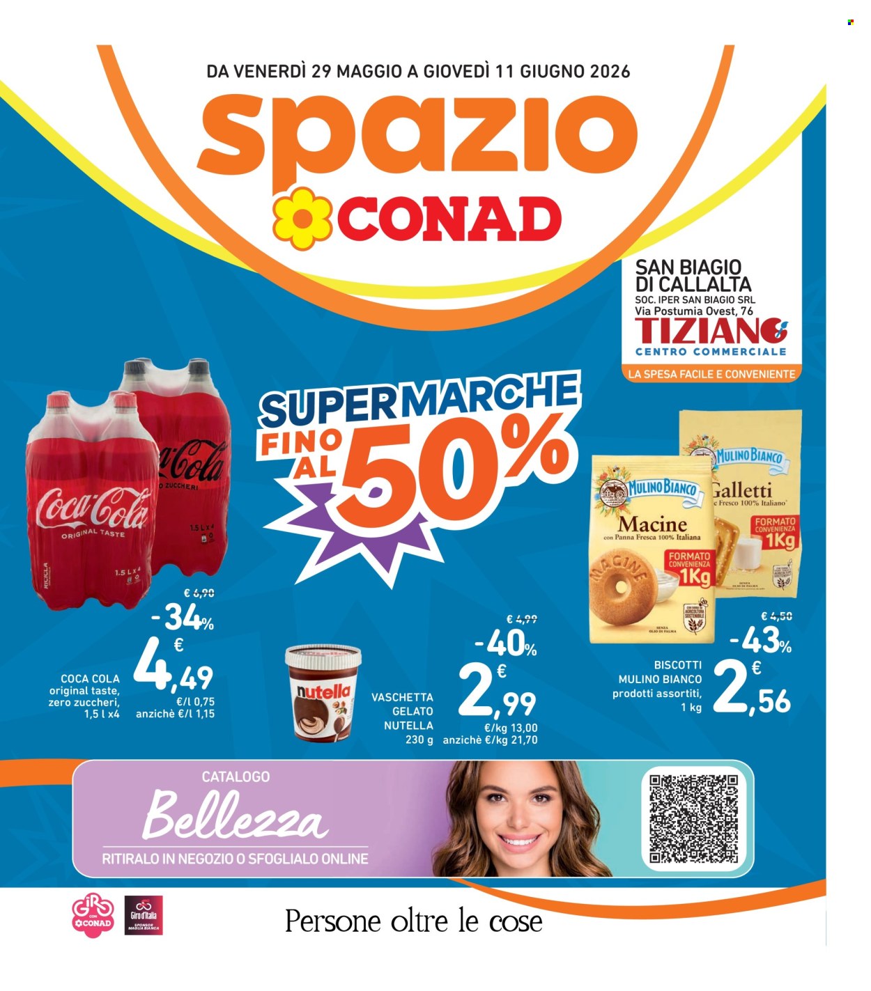 Leták Spazio Conad - 29.5.2026 - 11.6.2026. Strana 1